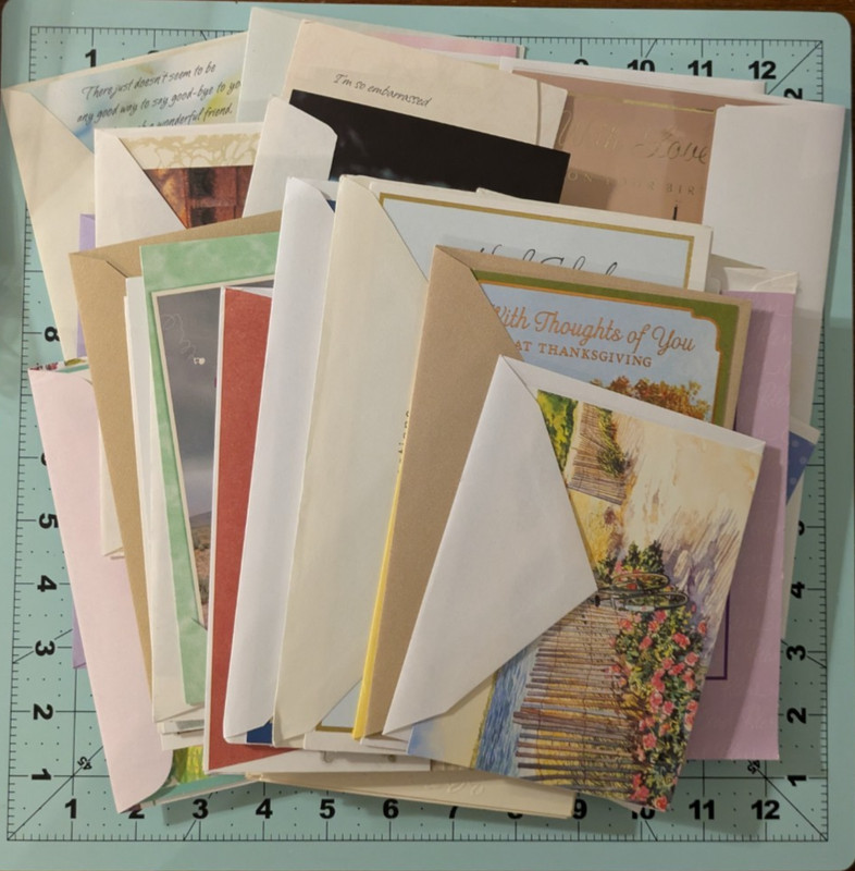 Greeting Cards Lot – 49 Unused – Mixed Themes – Birthday, Holiday, More
