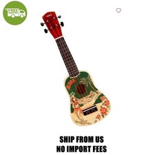 Hawaiian Wooden Ukulele Music Set