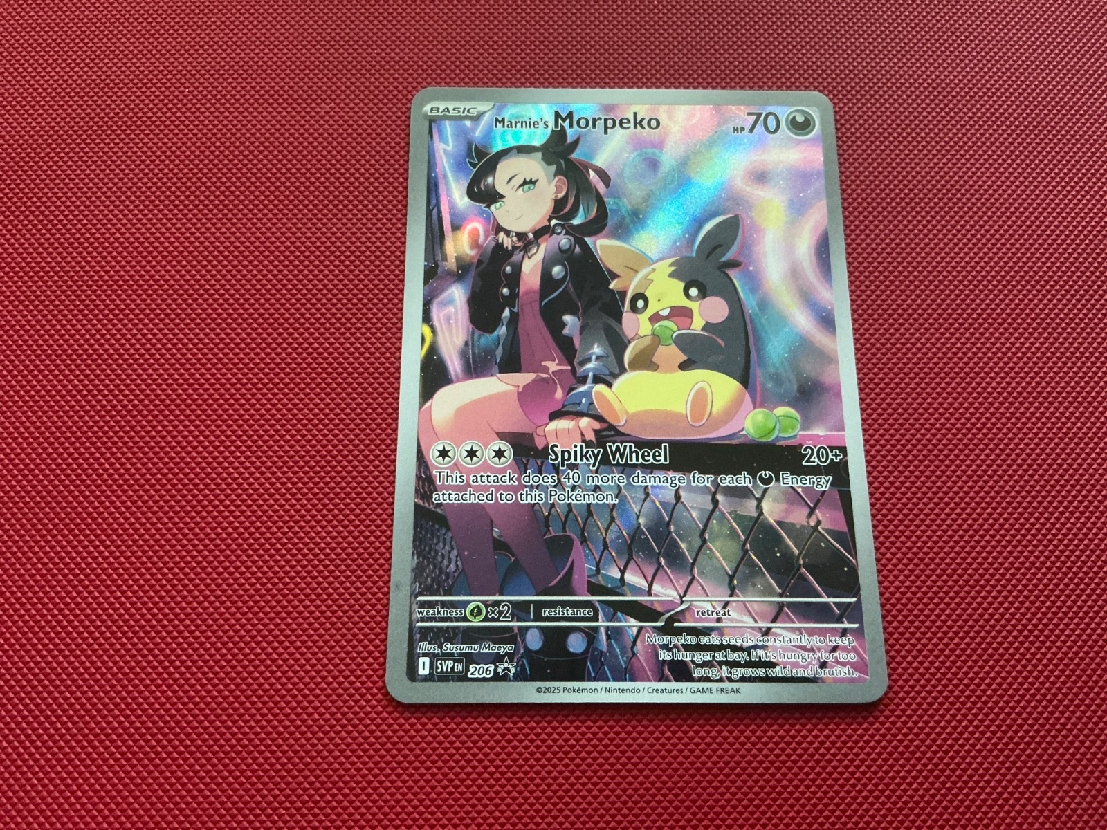 Marnie's Morpeko - Illustration Rare  - Promo SVP  206 NM