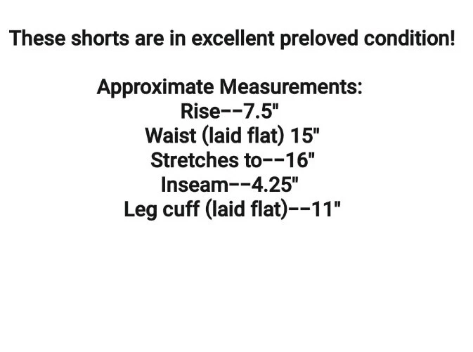 Pantalones Cortos Decree Jean Talla 7 Adornados Tiro Bajo Ribete de Encaje Lavado Oscuro Denim Elástico Foto 2 de 4