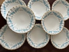 Royal Worcester Ferncroft Turquoise Gold Frui...