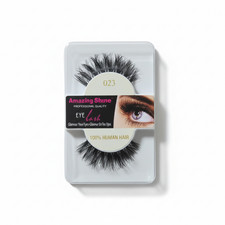 5 or 10 Pack Amazing Shine #023 Human Hair Lashes Wispy Natural False Eyelashes
