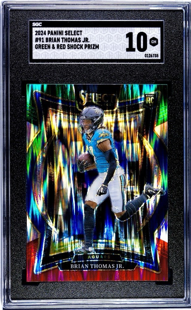 brian thomas jr 2024 Select Green And Red Shock Concourse