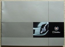 CADILLAC XLR CTS SEVILLE STS Sixteen Europe Car Sales Brochure 2003