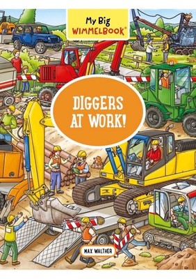 My Big Wimmelbook Diggers at Work ️A Look-and-Find Book Kids,Tell the Story