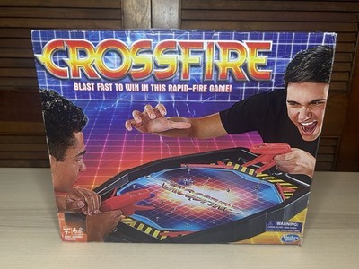 Crossfire 2016 Edition Hasbro Marble Launching Rapid-Fire Retro Game READ DESC