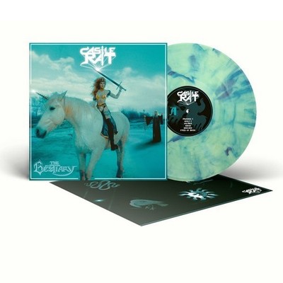 CASTLE RAT The Bestiary - LP / Sea Green Sky Blue Marble Swirl Vinyl (2025)