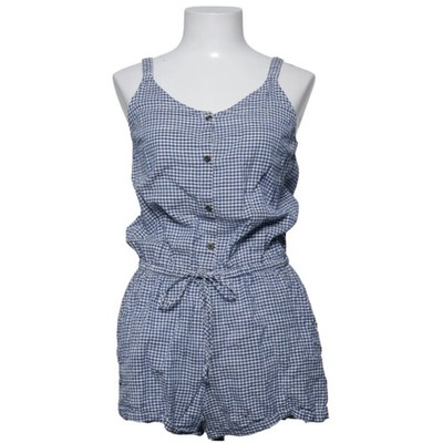 Old Navy, Jumpsuit, Größe: S, Blau/Weiß, Baumwolle, Karo, Damen #9Qm