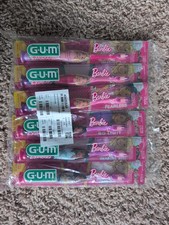 Gum 6 Pack Barbie Toothbrush For Kids