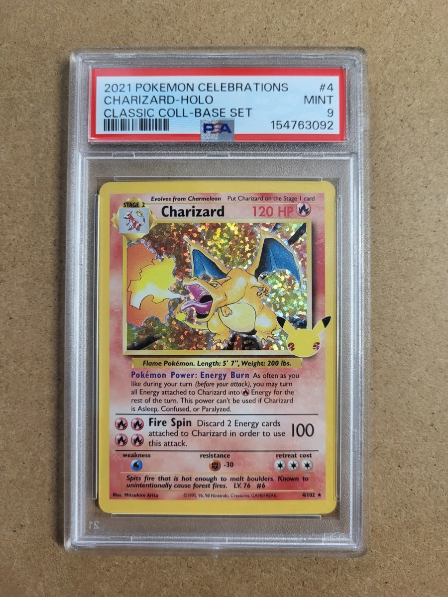 Pokémon TCG Grade 9 Charizard Individual Collectible Card Game