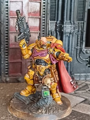 Primaris Captain in Phobos Armour   Imperial Fists   komplett bemalt  