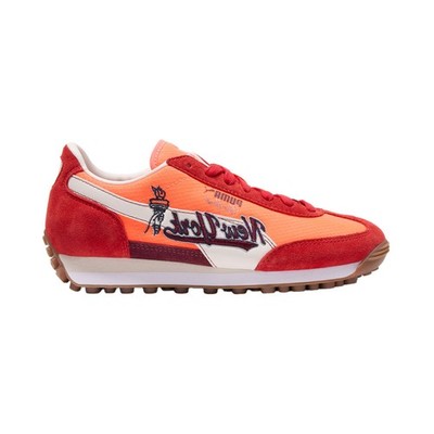 PUMA Easy Rider Graffiti Flagship Lace Up  Womens Red Sneakers Casual Shoes 4045