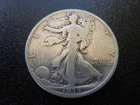 1935 Walking Liberty Silver Half Dollar Coin