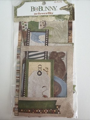 Bo Bunny ~ Jungle Life Noteworthy ~ Jungle Paper 45 Pc