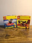 LEGO Sealed Shell Promotional Sets 2536 (Diver/Jet Ski) & 2538 (Knight & Cannon)
