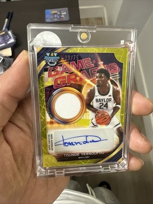 2025/26 Bowman U Best Basketball Tounde Yessoufou Game Graphs Patch Auto /75