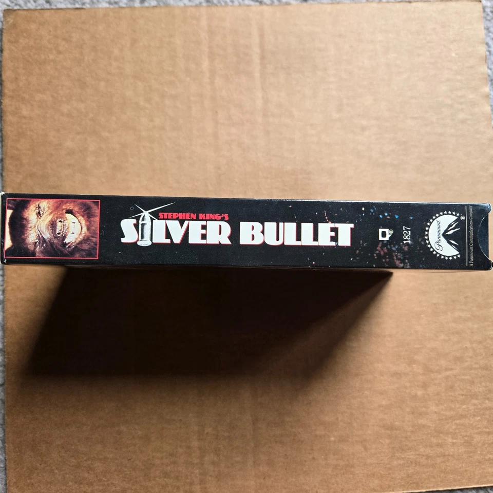 SILVER BULLET Stephen King 1985 Horror VHS Tape Scary Werewolf - Image 2 of 4