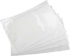 Clear 7.5'' X 5.5'' Packing List Envelopes, Adhesive Shipping Label Pouches/Slee