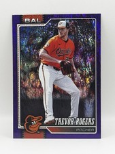 2026 Topps Series 1 Base Trevor Rogers Baltimore Orioles #80 Purple /250