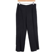 Kasper Dress Pants 6 Womens Black Career Casual Classic Lined Polyester