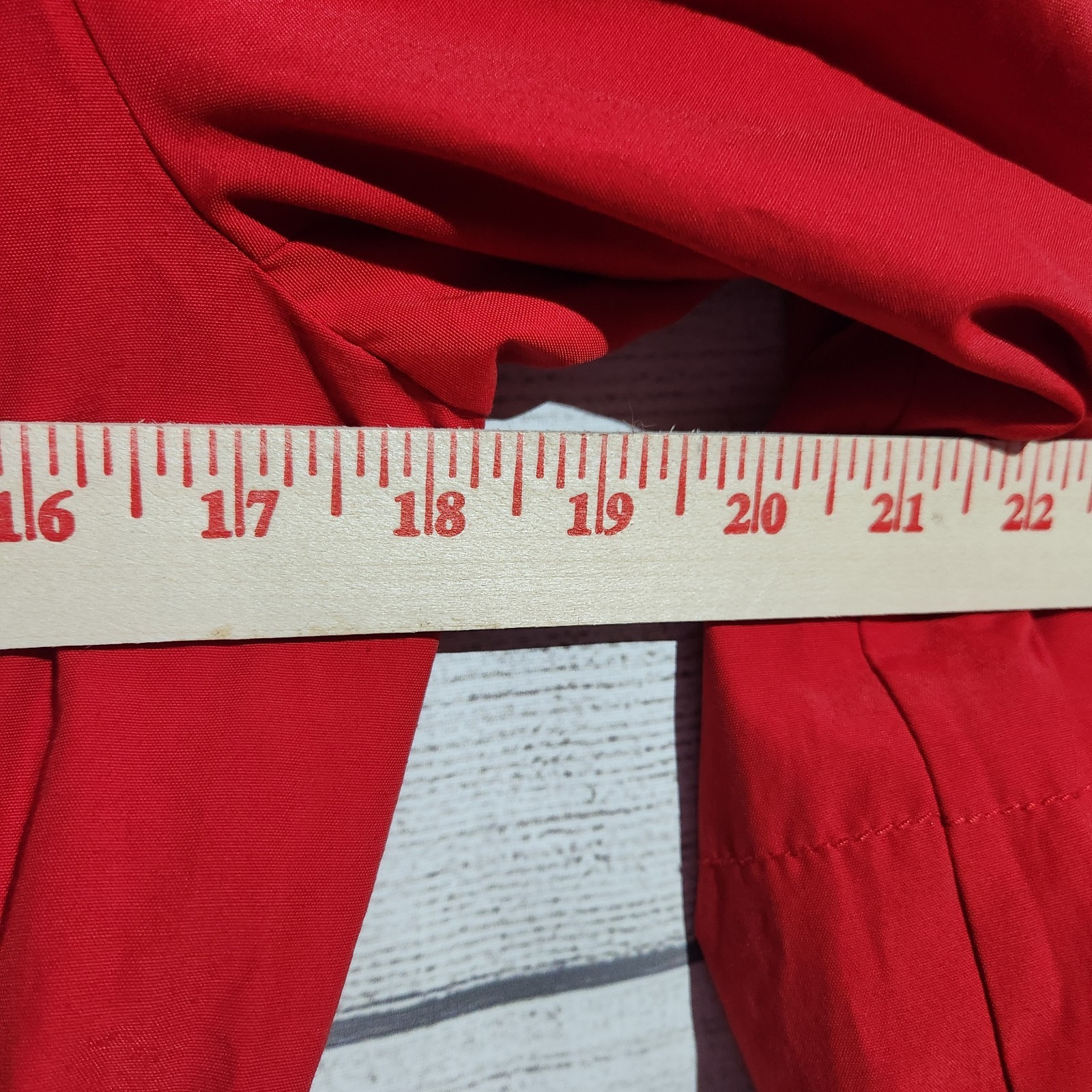 Zara Basic Red Tie Jacket, Size L - image 8