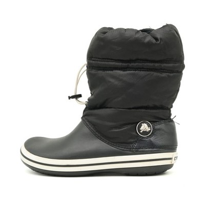 Crocs Damen Winter Boot Stiefel Schwarz gefüttert Winterstiefel EU 39-40
