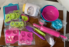 Curious chef Kids baking real cooking donut cookie cake set kitchen tools