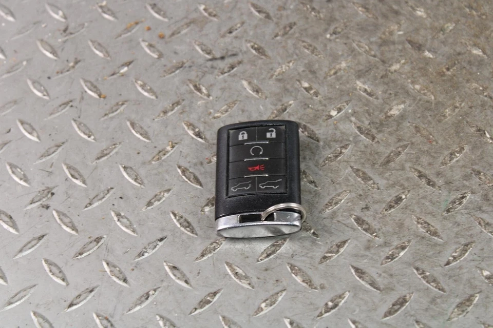 08-14 Escalade Chrome Black Electronic Smart Keyfob Key Fob Remote OEM OE WTY OE Foto 4 de 4