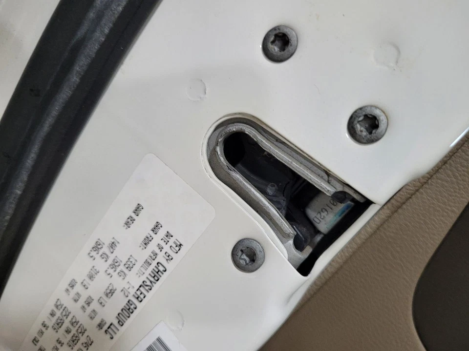 Dodge Caravan 2008-2020 conductor puerta delantera 6 pines ventana regulador motor blanco Foto 4 de 4