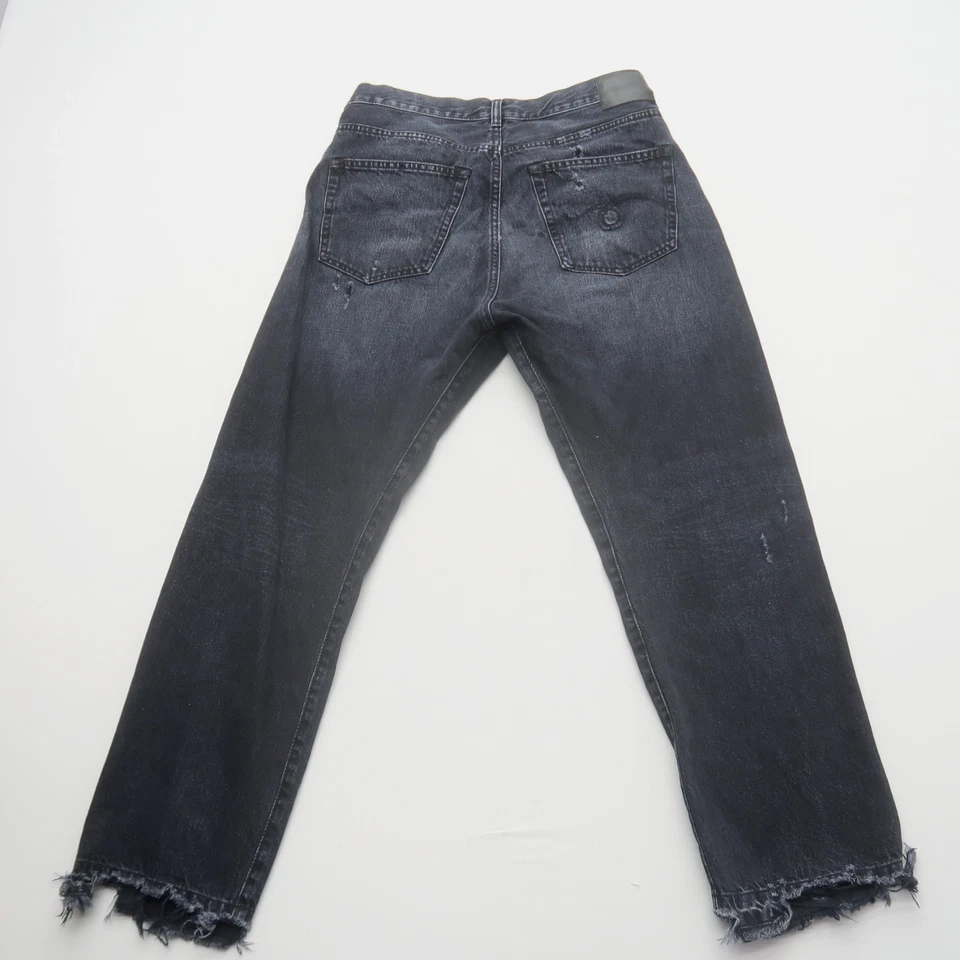 R13 Womens Cross Over Jeans in Jake Black Size 28 Baggy Crossover - Image 2 of 4
