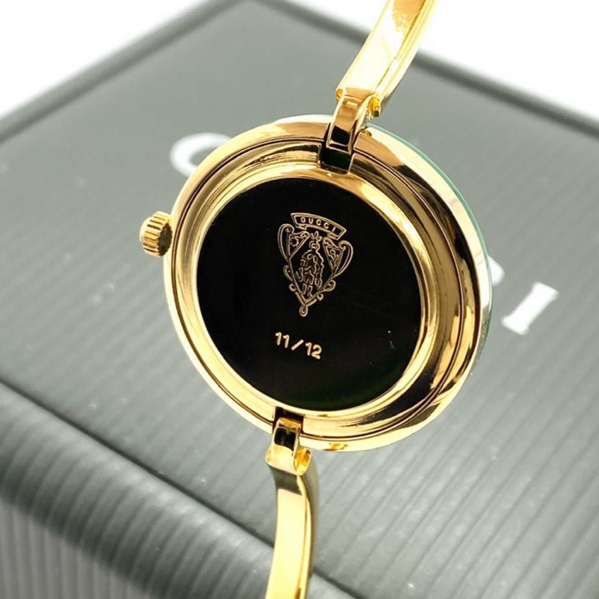 GUCCI Change Bezel Watch 2.5cm Case Gold 16-16.5cm Womens Rare Vintage thumbnail 5