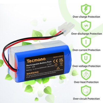 4000mAh 14,8V Akku für Ecovacs Deebot CR130 500 501 CEN540 CEN550 CEN546 CEN640