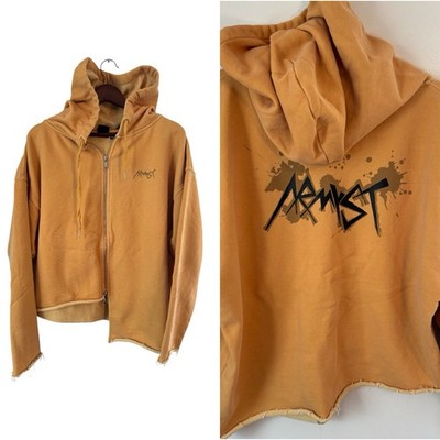 BTS Jungkook ARMYST Artist Made Collection Mustard Yellow Hoodie Small 25 x24 