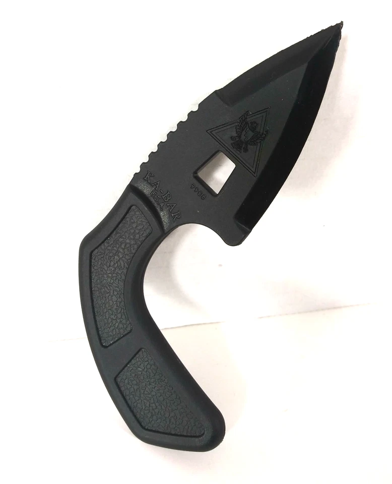 Cuchillo de polímero con mango de pistola Ka-Bar USA 9908 Sharkbite con estuche leer descripción Foto 4 de 4