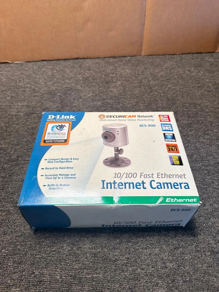 D-Link DCS-900 10/100 Fast Ether Web-based Home Video Monitoring Internet Camera - Image 2 of 4