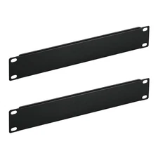 2 Pack 1U Blank Rack Mount Panel Steel Patch Panel Filler for 10" Server Rack...