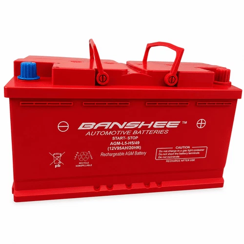 Banshee AGM Battery BCI Group Size 49 160RC 850CCA H8 Automotive Car Battery
