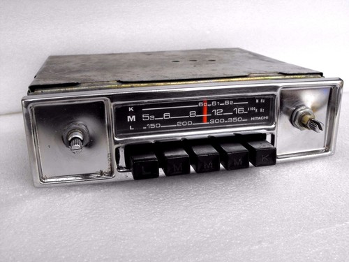 Vintage Car Radio Oldschool Hitachi WM-860E Tokyo Japan 3-Band MW/LW/SW - Picture 3 of 12