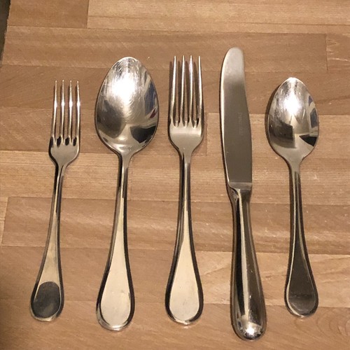 Williams Sonoma Morgan Stainless 5 piece Place setting