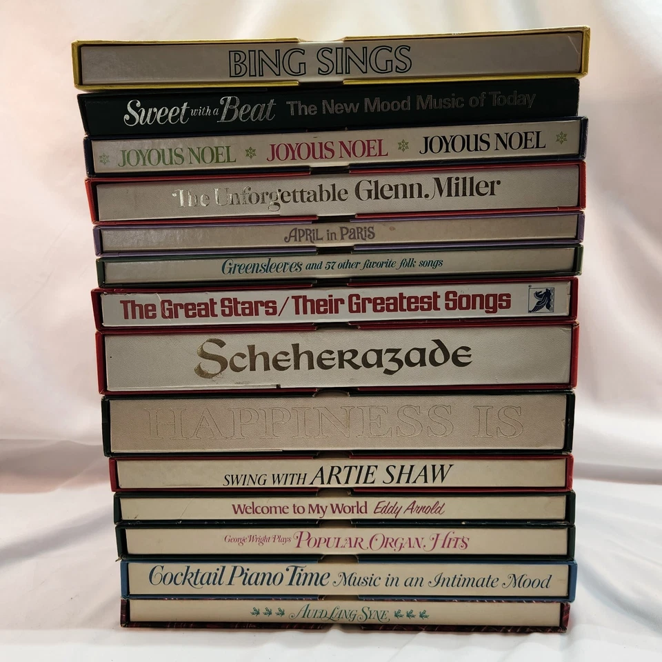 14 Vinyl Box Set Lot - Bing George Wright Shaw Arnold Miller Jazz Romance Pop - Image 2 of 4