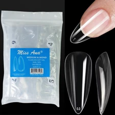 500 pcs Nail Tips GEL Extensions Full Cover  ALMOND | COFFIN | ALMOND SOFT GEL