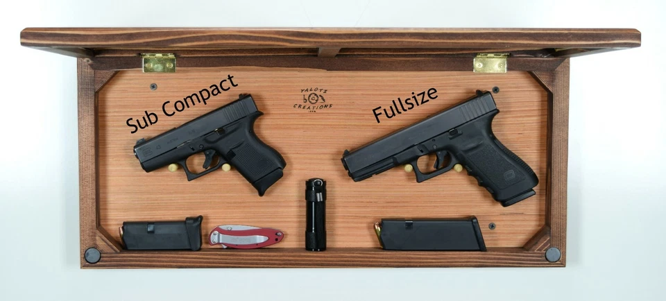 EDC storage compartment, concealed firearm furniture, 2A self defense cabinet TB - Image 3 of 4