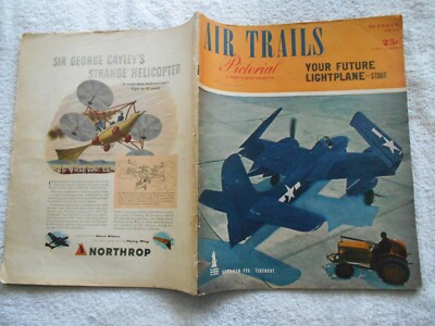 AIR TRAILS PICTORIAL Magazine-OCTOBER,1945-GRUMMAN F7F TIGERCAT