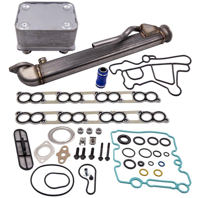 EGR Cooler & Gaskets & Engine Oil Cooler Kit 0410 for Ford 6.0 Diesel