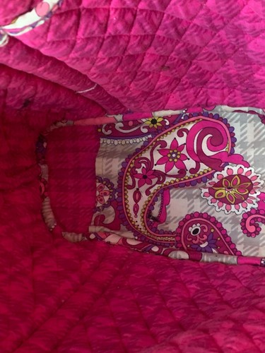 Bolso de Mano Vera Bradley Paisley Acolchado Xlarge y Bolso de Mano Cosmético y Libro de Bolsillo 3 piezas - Imagen 3 de 20