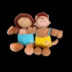 Cabbage Patch Kids Koosas 2 Lion Cat with Collars  Xavier Roberts Vintage 1985