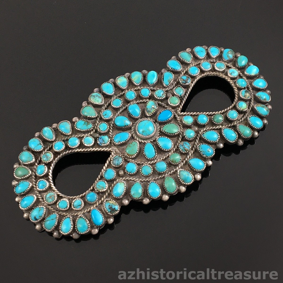 J.M. BEGAY -NATIVE AMERICAN NAVAJO STERLING SILVER TURQUOISE