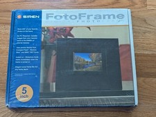 Siren FotoFrame Digital Photo Frame - 5 inch LCD Display NEW Sealed FREE Ship