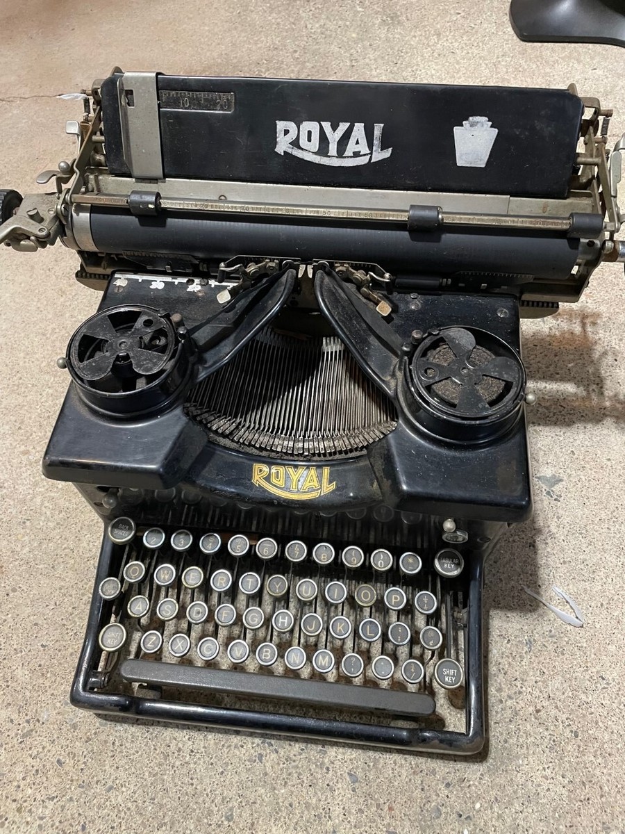  10 ロイヤルタイプライター 実働品 ミザリー バイオハザ hEB4 実働品 ROYAL 10 ロイヤルタイプライター ミザリー、バイオハザー ド