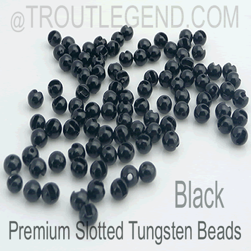 TroutLegend Slotted Tungsten Beads Fly Fishing Tying 20 Colors x 5 Sizes eBay